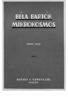 Mikrokosmos, Sz.107: Volume I by Béla Bartók