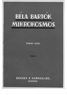 Mikrokosmos, Sz.107: Volume II by Béla Bartók