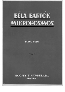 Mikrokosmos, Sz.107: Volume V by Béla Bartók