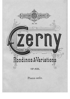 Amusement des Jeunes Amateurs, Op.825: Amusement des Jeunes Amateurs by Carl Czerny