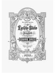 Lyric Pieces, Op.43: Complete set by Edvard Grieg