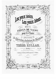 Two Etudes de Concert, Op.71: No.1 Les Yeux Noirs by Theodor Kullak