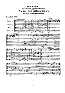 String Quartet No.15 in A Minor, Op.132: Full score by Ludwig van Beethoven