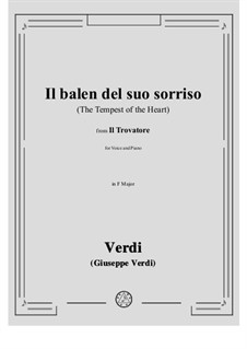Il balen del suo sorriso: F Major by Giuseppe Verdi