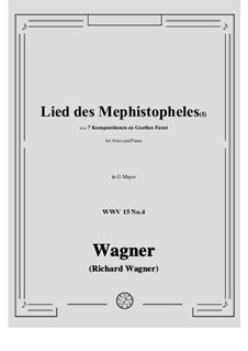 No.4 Lied des Mephistopheles (I): G Major by Richard Wagner