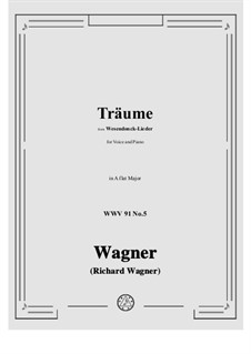 No.5 Dreams: A flat Major by Richard Wagner