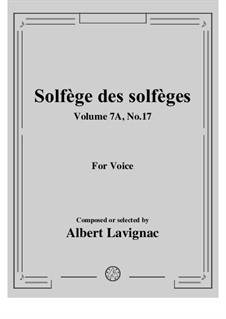 Volume 7A: No.17 by Albert Lavignac