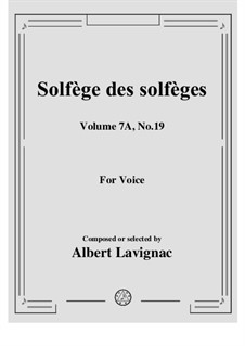 Volume 7A: No.19 by Albert Lavignac