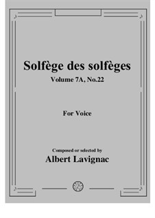 Volume 7A: No.22 by Albert Lavignac