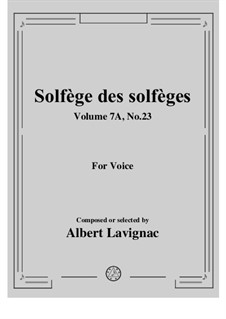 Volume 7A: No.23 by Albert Lavignac