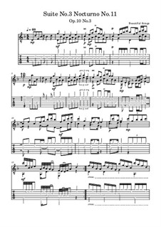Suite No.3: Nocturno No.11, Op.10 No.3 by Beautiful things Martínez