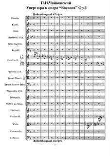 The Voyevoda, TH 1 Op.3: Overture by Pyotr Tchaikovsky