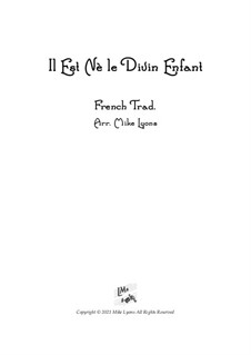 Il Est Ne Le Divin Enfant: For wind quintet by Unknown (works before 1850)