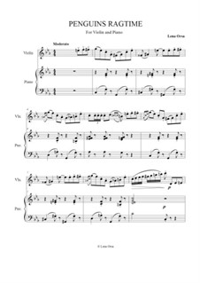 Penguins: For violin and piano by Lena Orsa