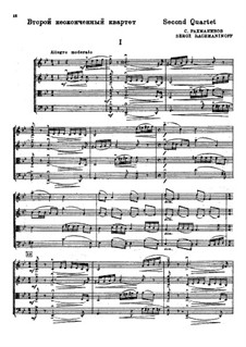 String Quartet No.2: String Quartet No.2 by Sergei Rachmaninoff