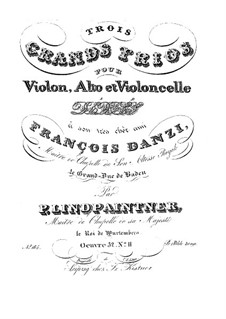 Three String Trios, Op.52: Trio No.2 in G Minor by Peter Josef von Lindpaintner