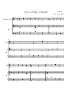 Instrumental version: For clarinet and piano by folklore