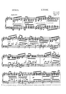 Three Pieces, Op.2: No.1 Etude by Alexander Scriabin