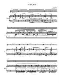Alida No.11c for piano (Movie score), MVWV 1441 (1424b): Alida No.11c for piano (Movie score) by Maurice Verheul
