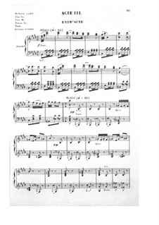 La princesse de Trébizonde: Act III. Arrangement for voices and piano by Jacques Offenbach
