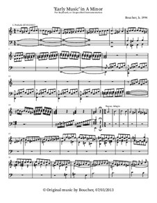 Early Music in A Minor: Early Music in A Minor by Mitch Boucher