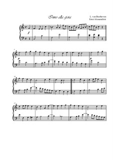 Ode to Joy, for Piano: For a single performer by Ludwig van Beethoven