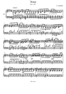 Three Pieces, Op.2: No.1 Etude by Alexander Scriabin