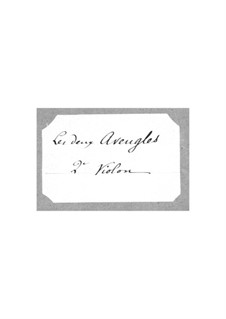 Les deux aveugles (The Two Blind Men): Violins II part by Jacques Offenbach