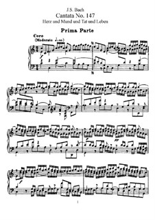 Complete set: Piano-vocal score by Johann Sebastian Bach