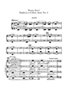 Daphnis et Chloé. Suite No.1, M.57a: Violas part by Maurice Ravel