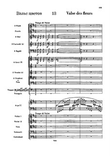 No.13 Waltz of the Flowers: For symphonic orchestra by Pyotr Tchaikovsky