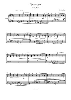 Twenty-Four Preludes, Op.11: Prelude No.4 by Alexander Scriabin