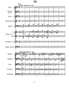 Movement III: Full score by Pyotr Tchaikovsky