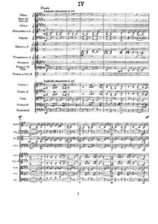 Movement IV: Full score by Pyotr Tchaikovsky