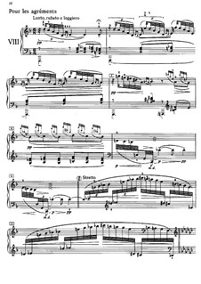 Etudes, L.136: No.8 Pour les agréments by Claude Debussy