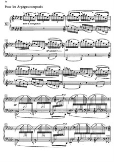Etudes, L.136: No.11 Pour les arpèges composés by Claude Debussy