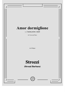 Amor dormiglione: G Major by Barbara Strozzi