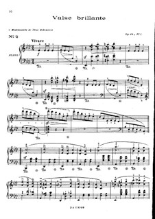 Waltzes, Op.34: No.1 in A Flat Major by Frédéric Chopin