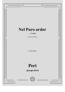 Euridice: Nel puro ardor by Jacopo Peri