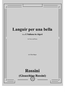 L'italiana in Algeri (The Italian Girl in Algiers): Languir per una bella by Gioacchino Rossini