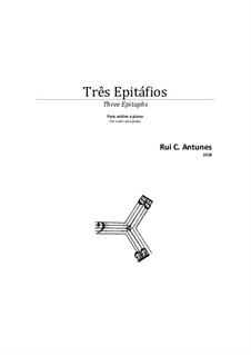 Três Epitáfios (Three Epitaphs): Três Epitáfios (Three Epitaphs) by Rui C. Antunes