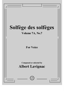 Volume 7A: No.7 by Albert Lavignac