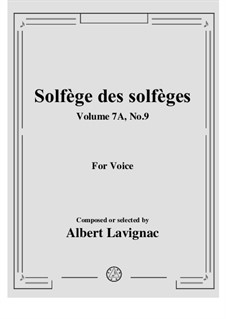 Volume 7A: No.9 by Albert Lavignac