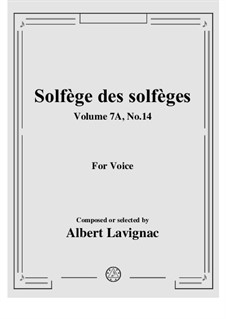 Volume 7A: No.14 by Albert Lavignac