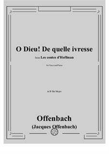 O Dieu! De quelle ivresse: O Dieu! De quelle ivresse by Jacques Offenbach