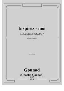 La reine de Saba (The Queen of Sheba): Inspirez-moi by Charles Gounod