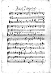 Celia's Complaint: Celia's Complaint by Thomas Augustine Arne