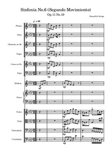Sinfonía No.6, Op.11 No.19: Segundo Movimiento by Beautiful things Martínez