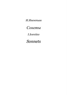 Sonnets: Notebook VIII, Op.49 by Igor Iventiev