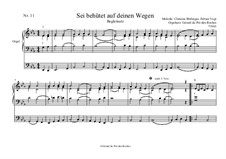 Orgelvorspiel zu dem Choral Sei behütet auf allen Wegen: Orgelvorspiel zu dem Choral Sei behütet auf allen Wegen by Gérard du Pré-des-Roches